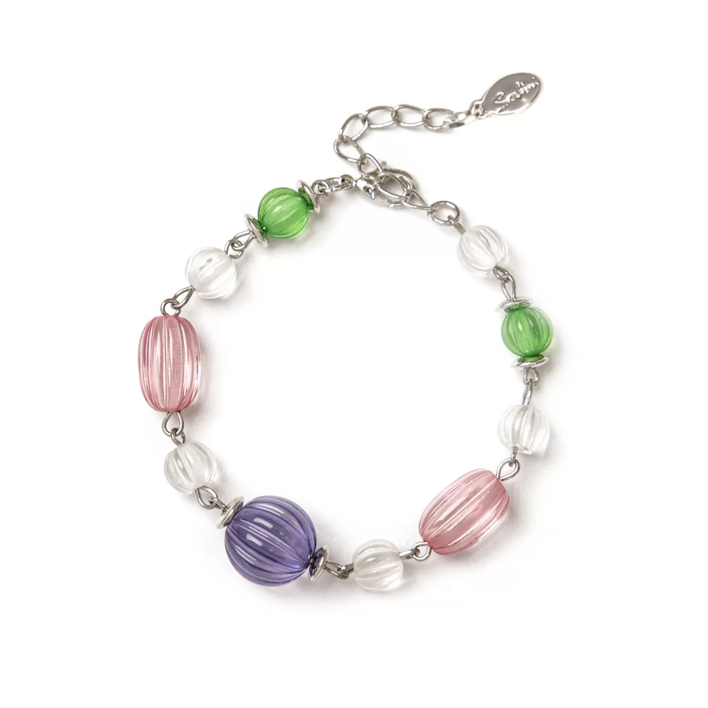 Regolabili>Sodini Bracciale Boule E Oliva Plisse