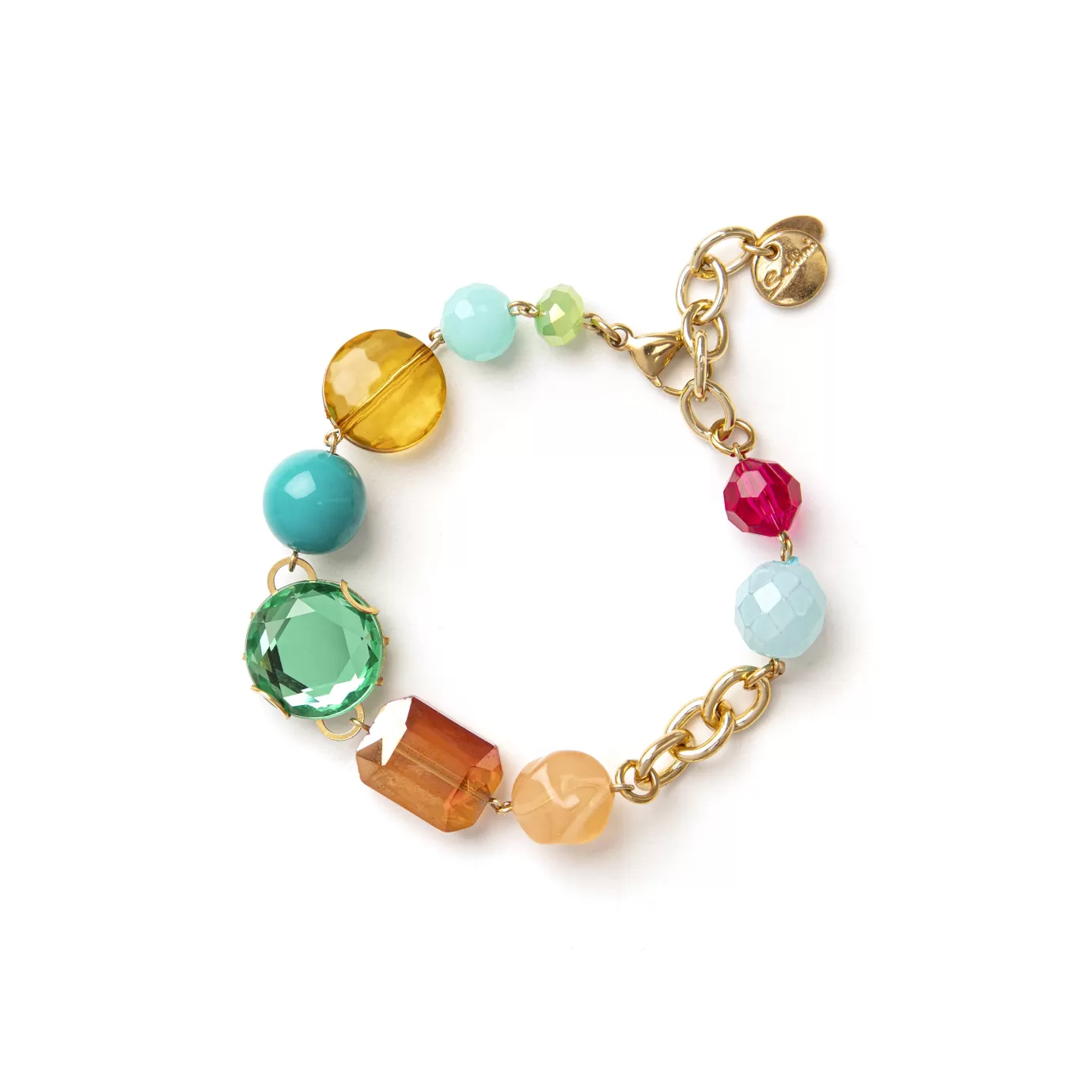 Regolabili>Sodini Bracciale Boule, Perline E Charm Sunrise