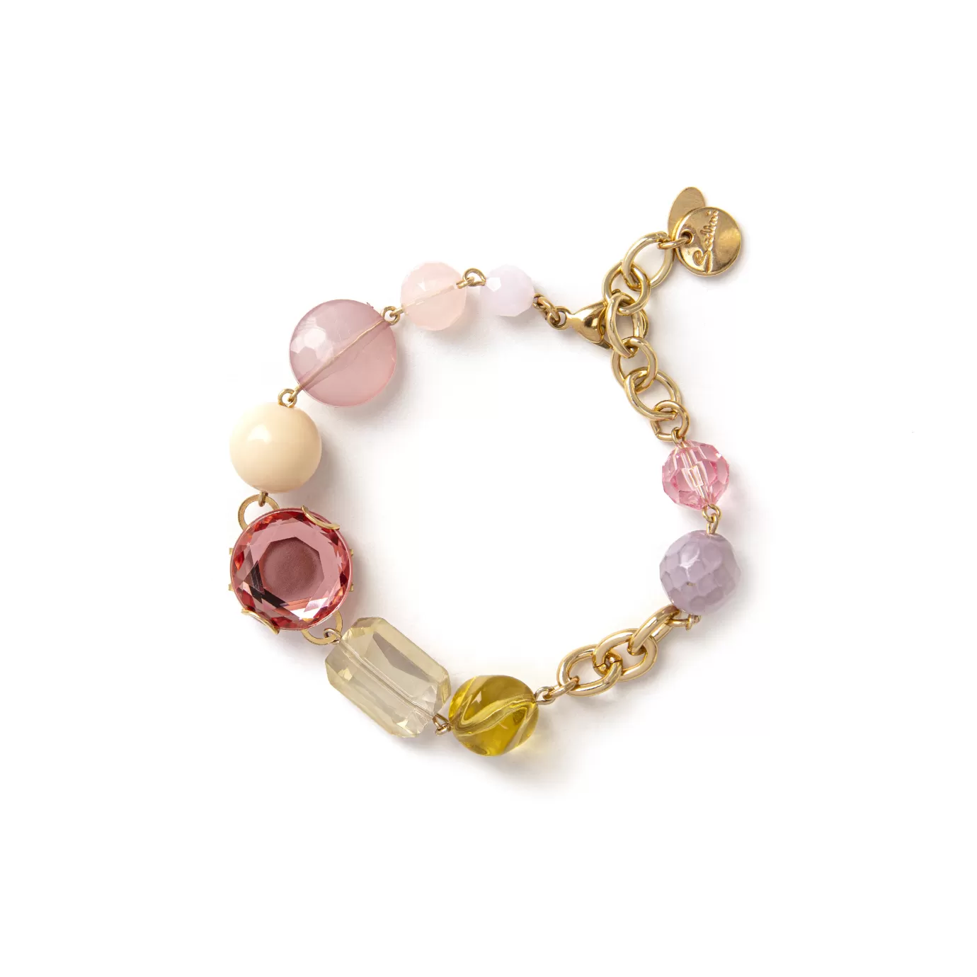 Regolabili>Sodini Bracciale Boule, Perline E Charm Sunrise