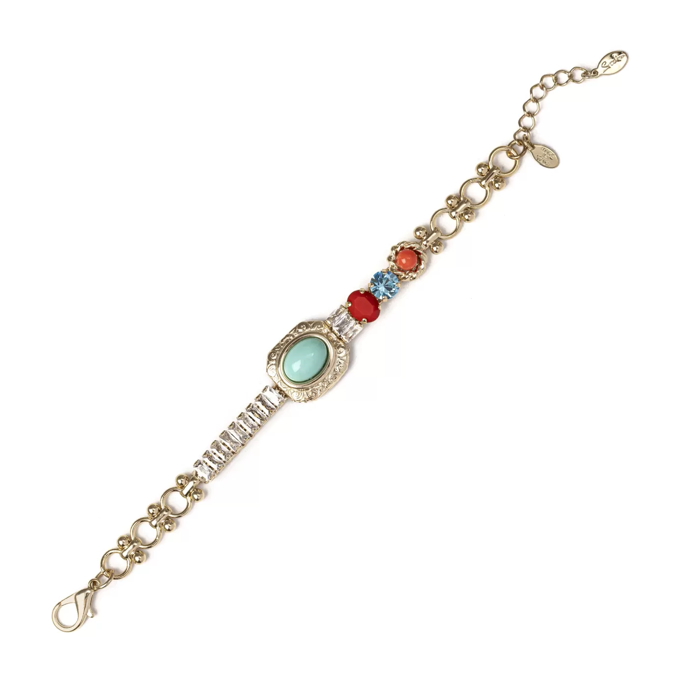 Regolabili>Sodini Bracciale Con Brillanti Elementi Magdalena Multicolor