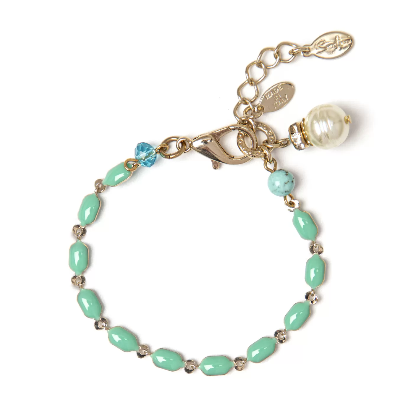 Regolabili>Sodini Bracciale Con Filo Di Cabochon Essenza