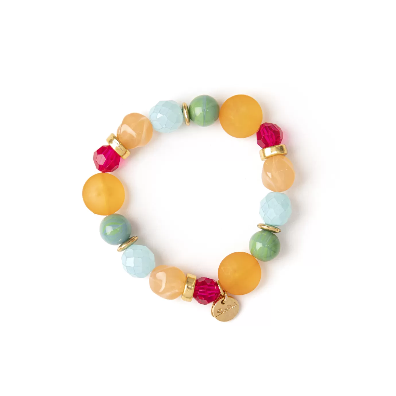 Elastici>Sodini Bracciale Elastico Boule, Perline E Charm Sunrise