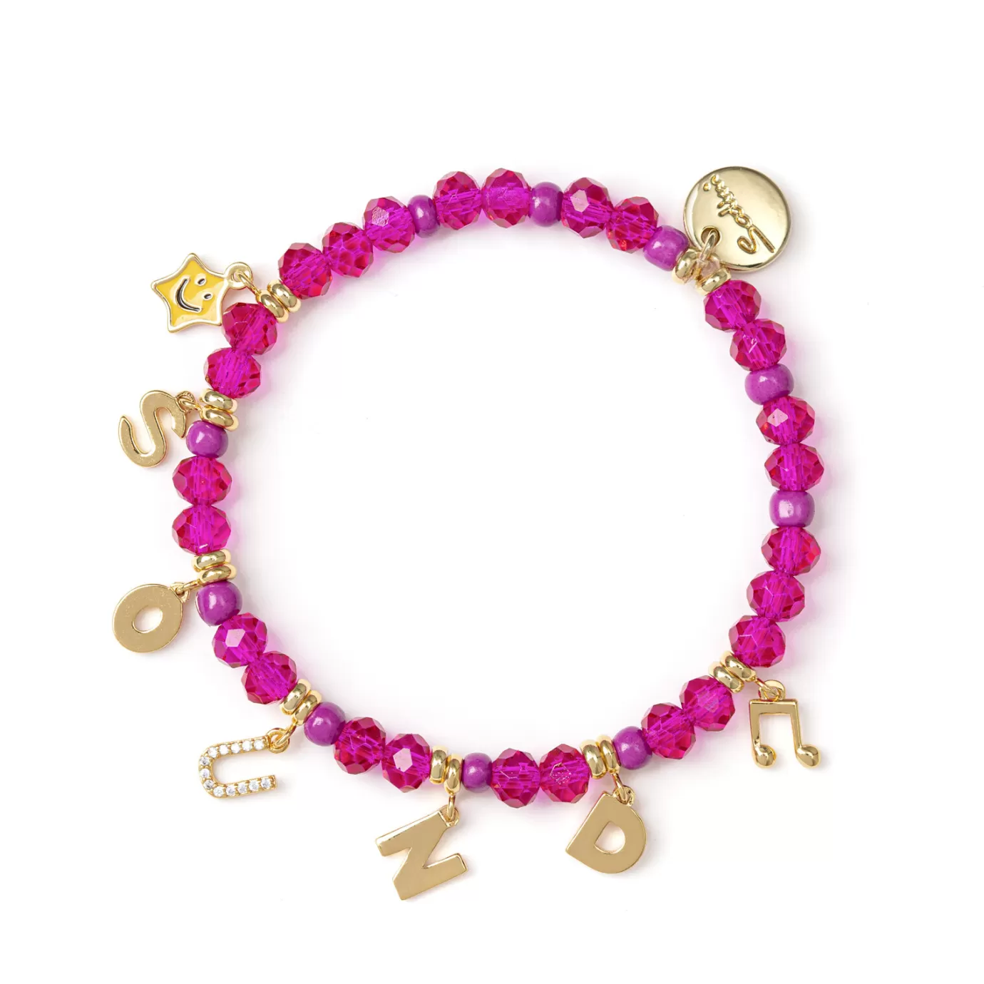 Elastici>Sodini Bracciale Elastico Sound - Summer Stories Fucsia