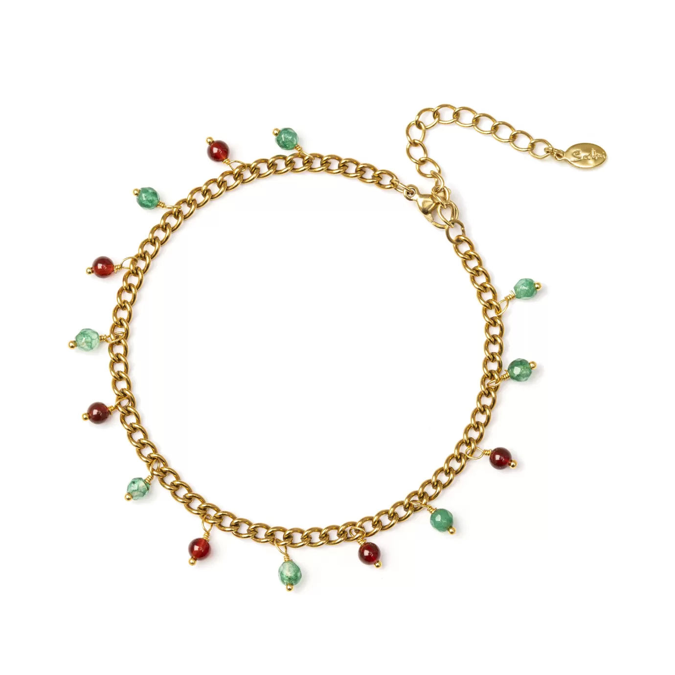 Regolabili>Sodini Bracciale Groumette E Piccole Boule Rio Multicolor