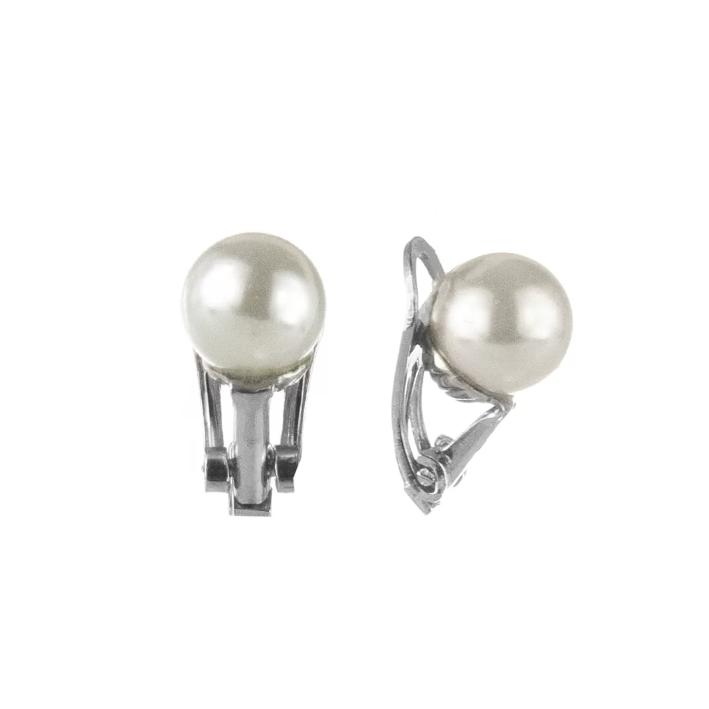 Perno>Sodini Orecchini A Clip Con Perla Pearl Bianco